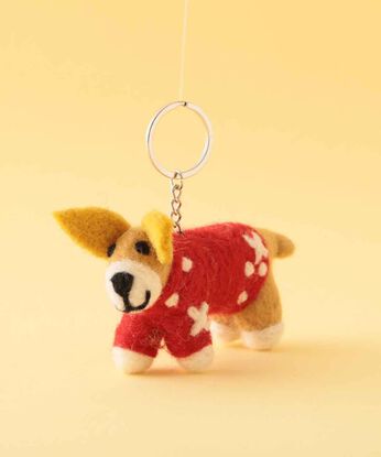 mensha! | フェルトキーホルダー〈コーギー〉