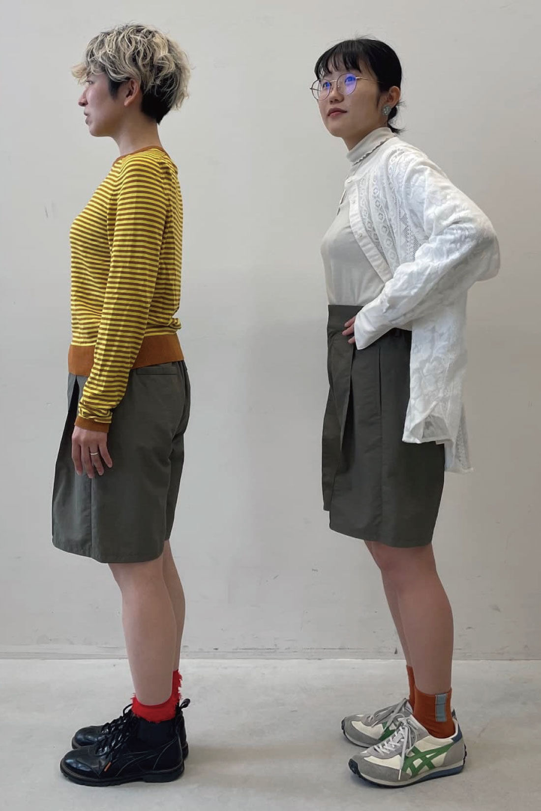 Live in comfort［リブインコンフォート］|リブ イン コンフォート 栞里ちゃんとつくった 撥水機能・UVカットでアクティブにも使える ハーフパンツ〈カーキ〉