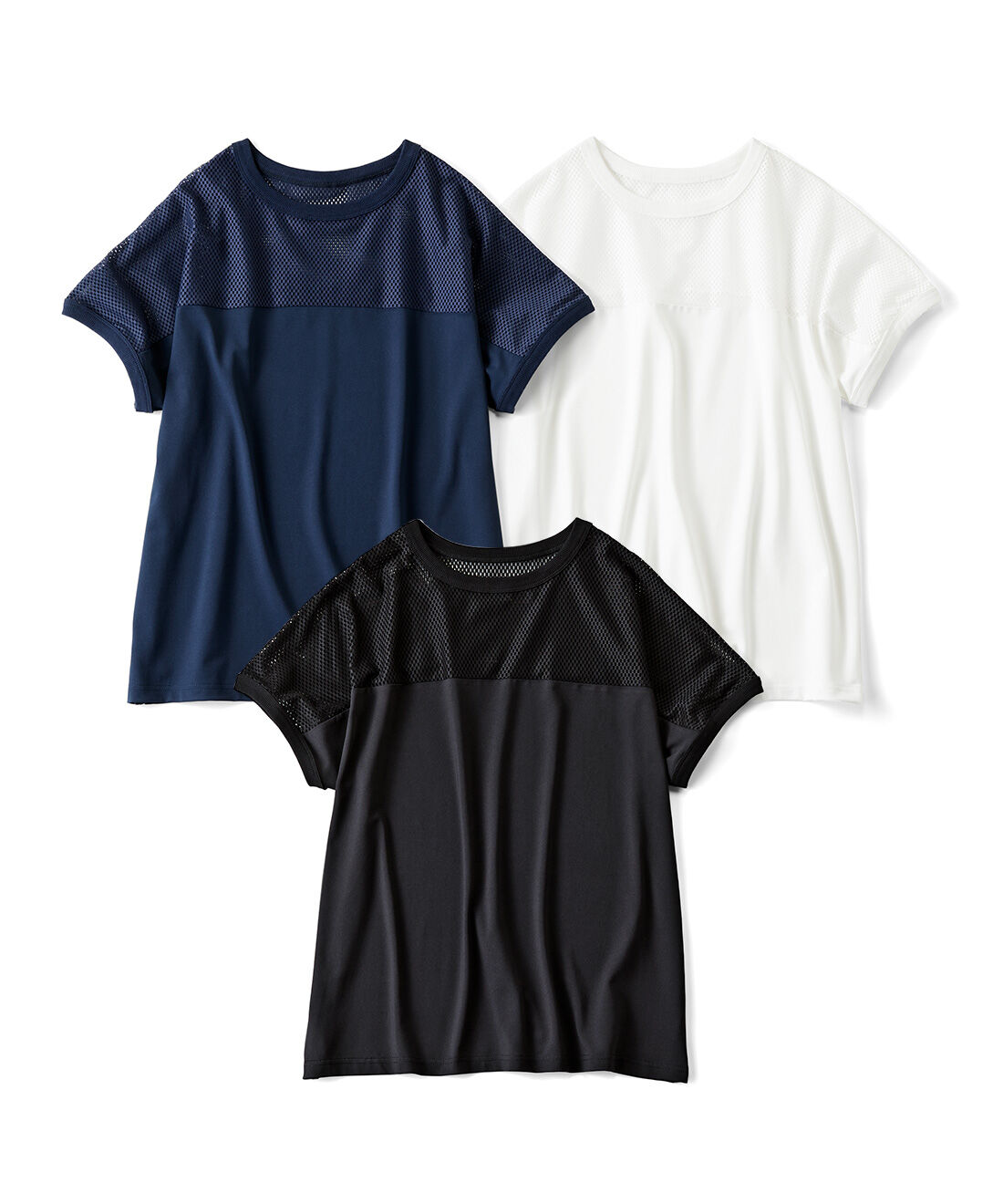 Live in comfort［リブインコンフォート］|リブ イン コンフォート 抗菌防臭＆吸汗速乾素材の動けるメッシュ遣いトップスの会|抗菌防臭＆吸汗速乾