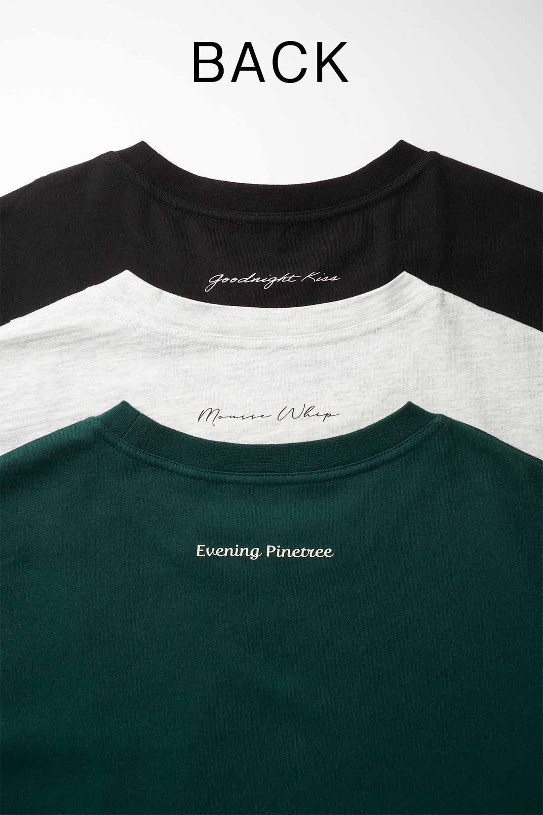 Live in  comfort|リブ イン コンフォート　500色の色えんぴつとコラボ 地中海育ちのトルコオーガニックコットンワンピース〈オートミール〉|500色の色鉛筆カラーから厳選。背中には色名をプリントしています。