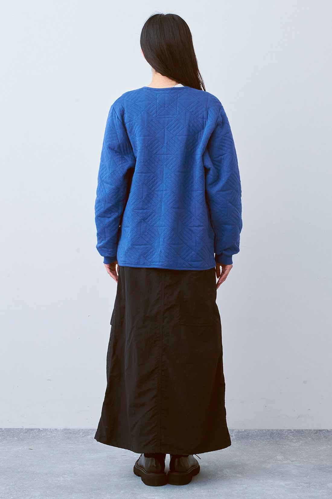 Live in  comfort|リブ イン コンフォート 季節の変わり目に大活躍する ふかふかキルティングカットソーブルゾン