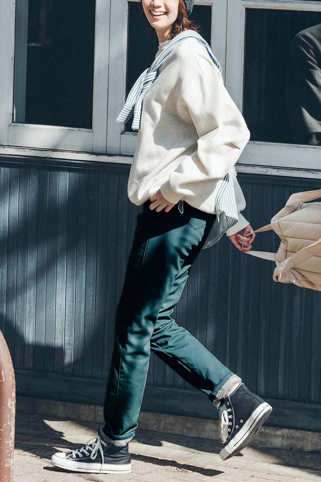 Live in  comfort|リブ イン コンフォート　ぬくぬくでしあわせ あったかすっきり裏ボアパンツ