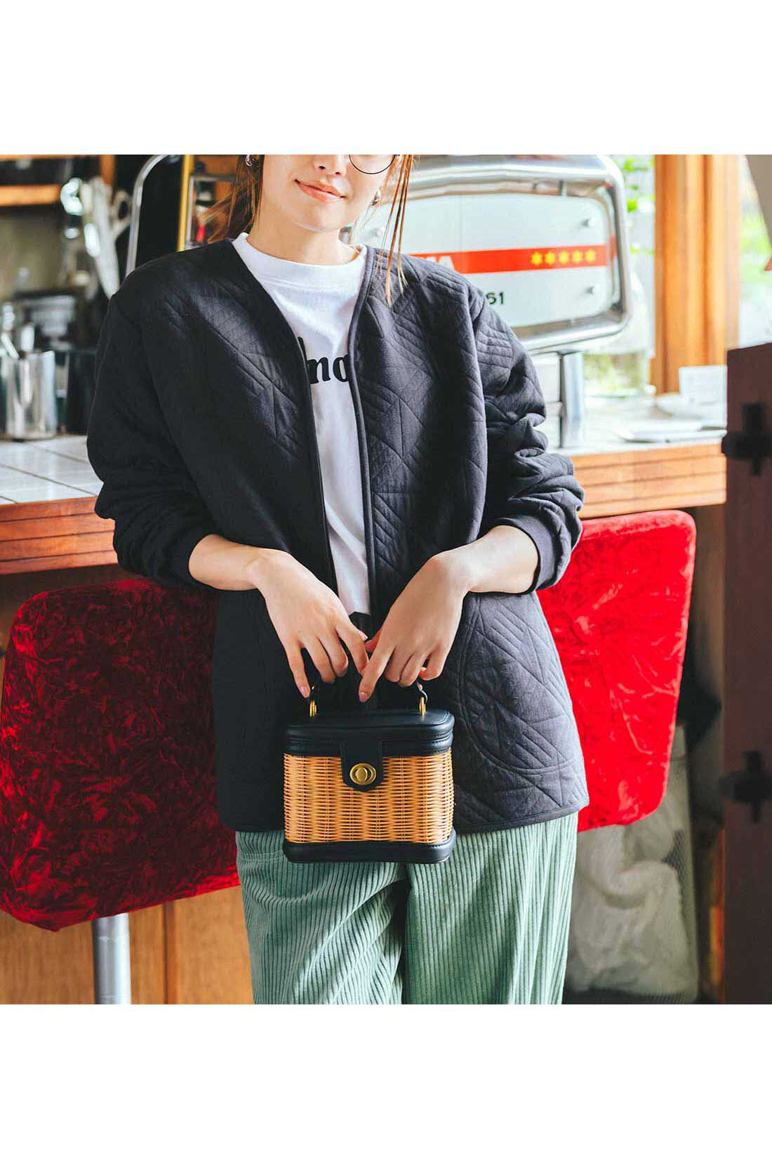 Live in  comfort|リブ イン コンフォート 季節の変わり目に大活躍する ふかふかキルティングカットソーブルゾン