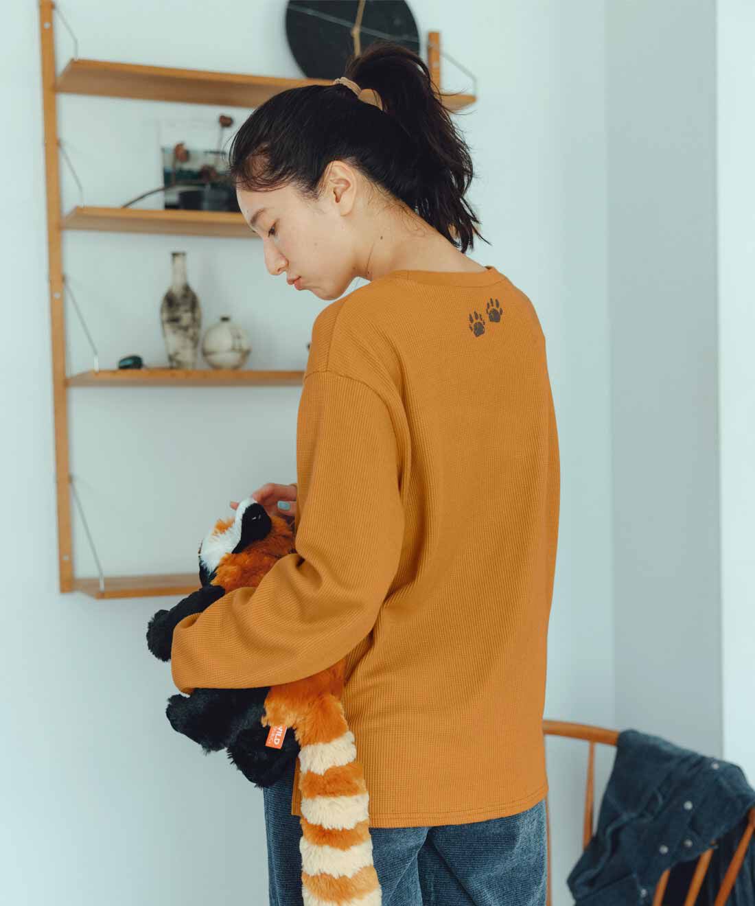 Live in  comfort|旭山動物園・ボルネオの森応援商品 リブ イン コンフォート 好きがさりげなく光る 動物学名ワッフルトップスの会|BACK