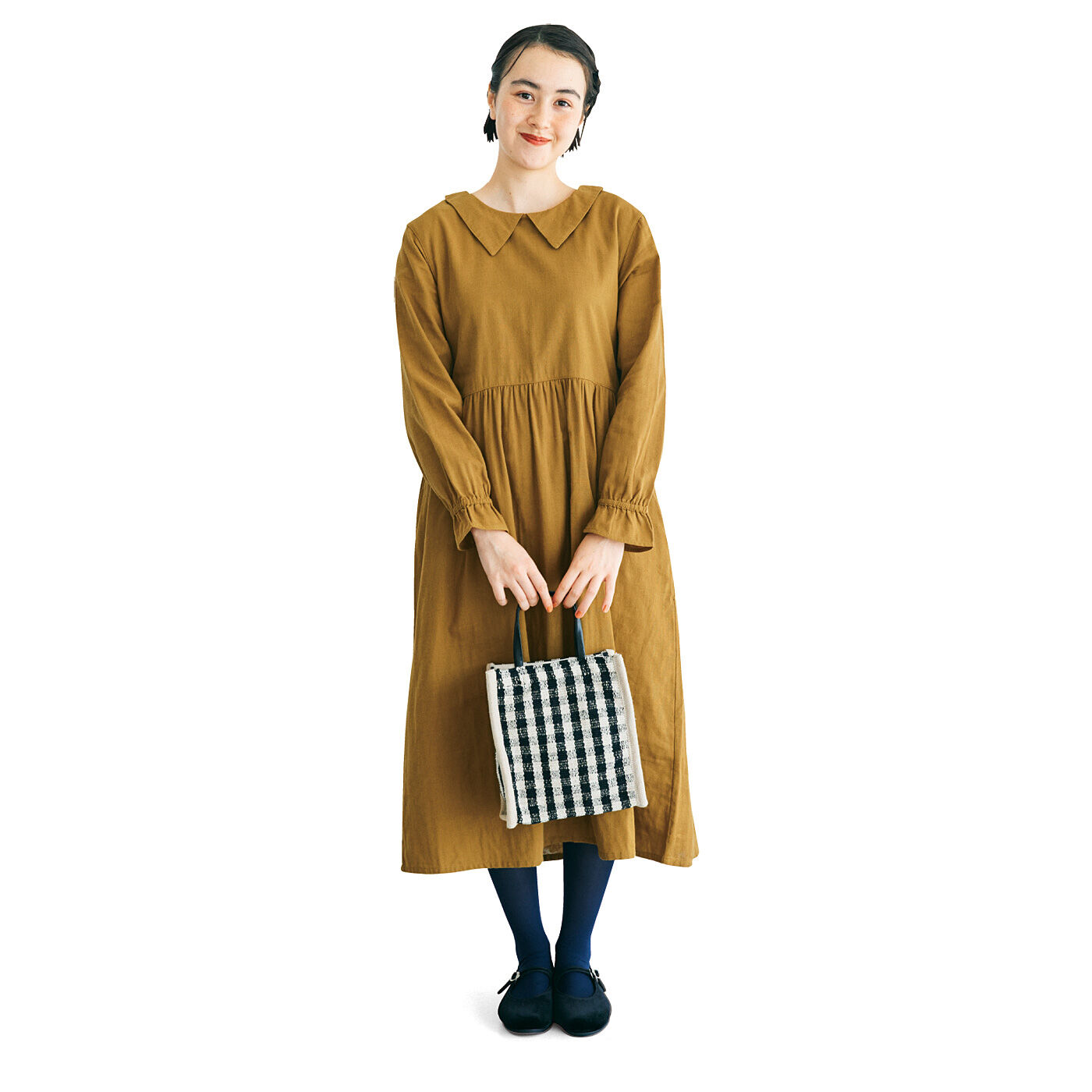 flufeel|ユルセルフ　何もしたくない日の味方 綿１００％のダブルガーゼワンピースの会|お出かけも◎。