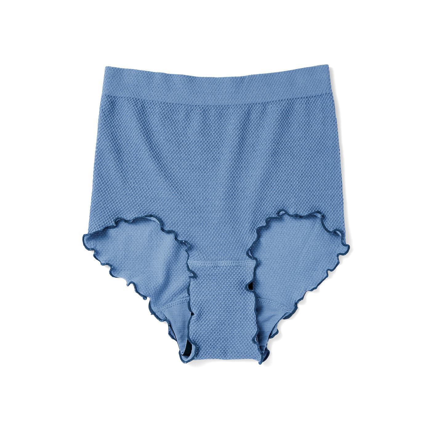 flufeel|ユルセルフ　ふんわりワッフルみたいな毎日ノンストレスショーツの会|〈ミストブルー〉