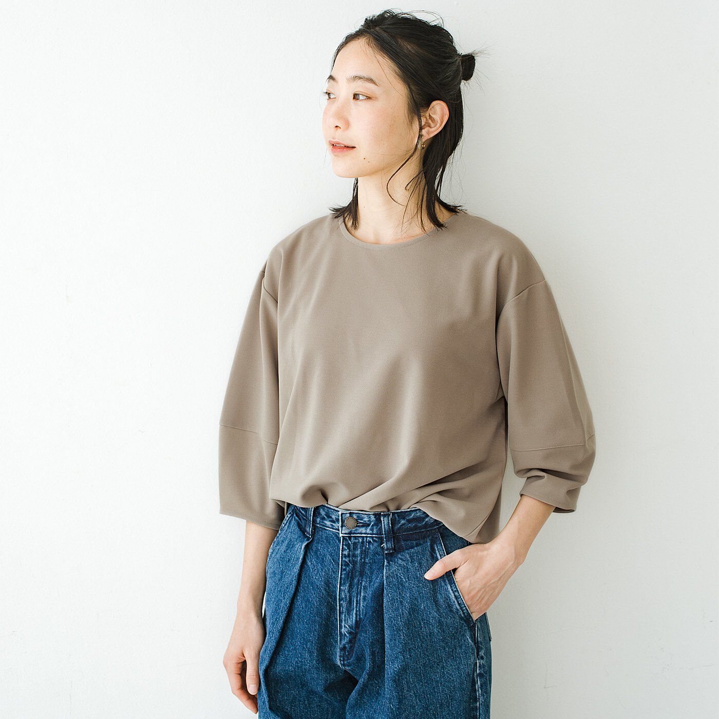 flufeel|着るだけ背筋ピン！　肩甲骨サポートヨガ気分　カップ付きトップスの会