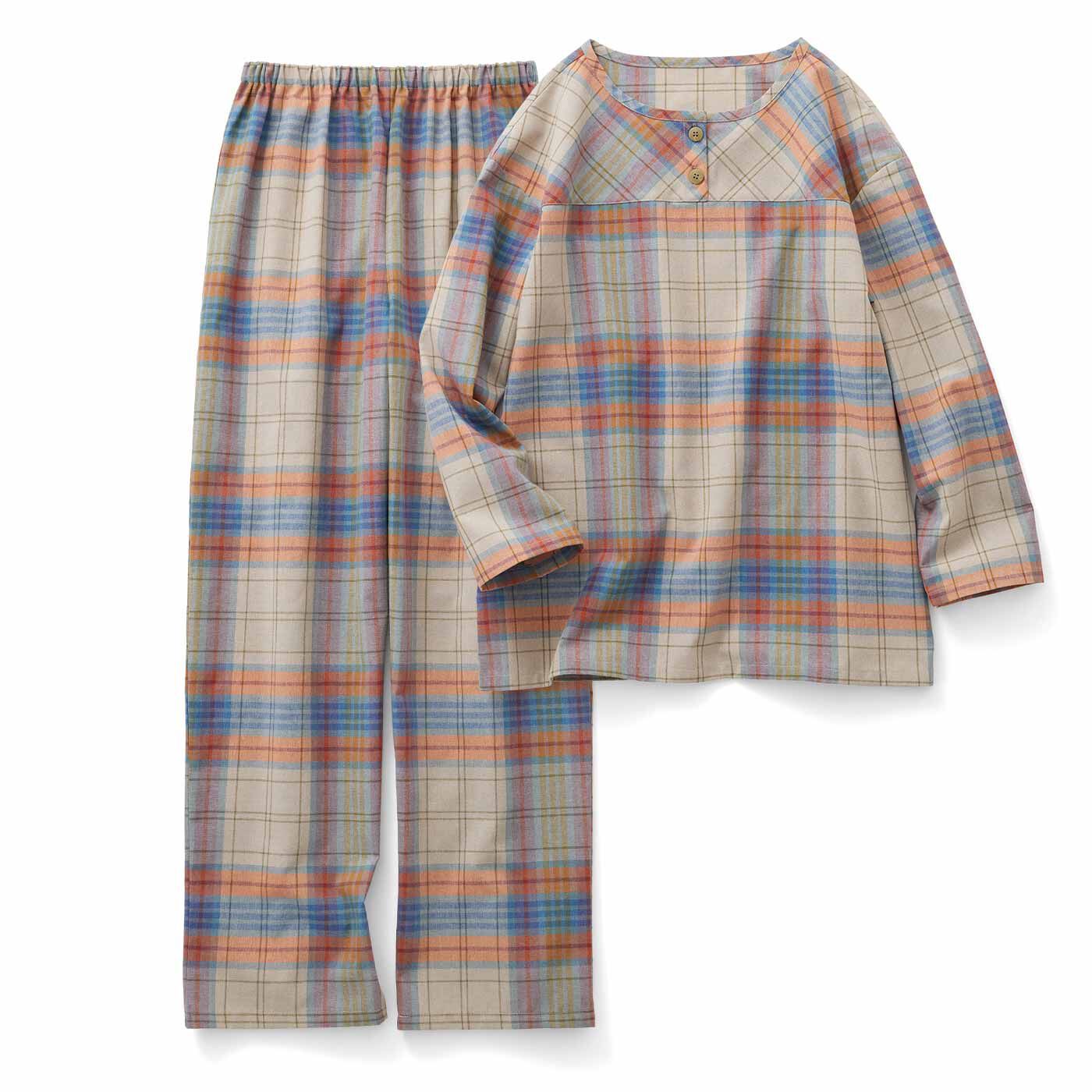 flufeel|残り物には福がある　七色の糸で織り上げた　ハッピー気分なルームウェアの会|〈ピースフルベージュ〉