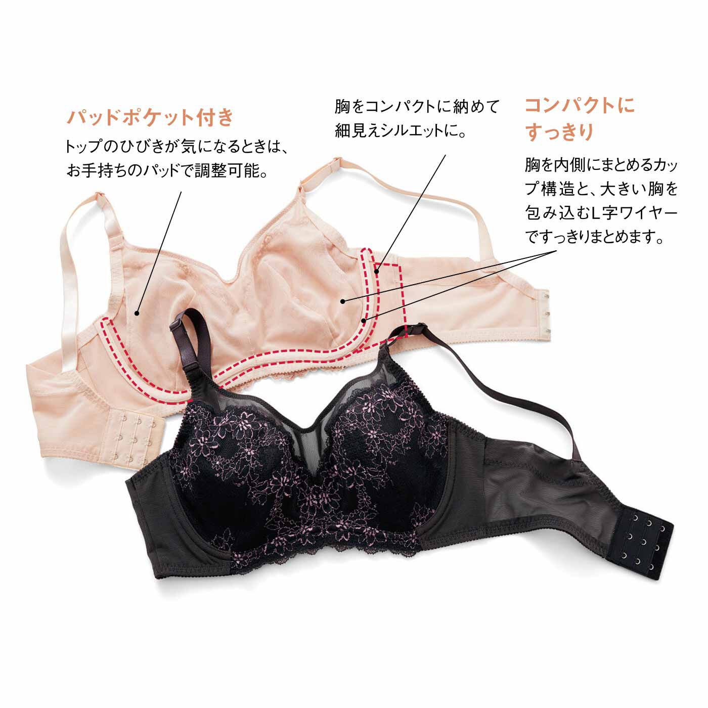 flufeel［フラフィール］|大きい胸さんのバストラインを美しくキープ！ 小さく見せるブラの会