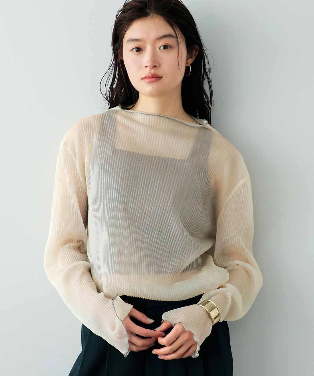 flufeel|胸も肋骨も丸ごとホールド 気持ち引き締まる フラットブラ〈クロップド丈〉の会