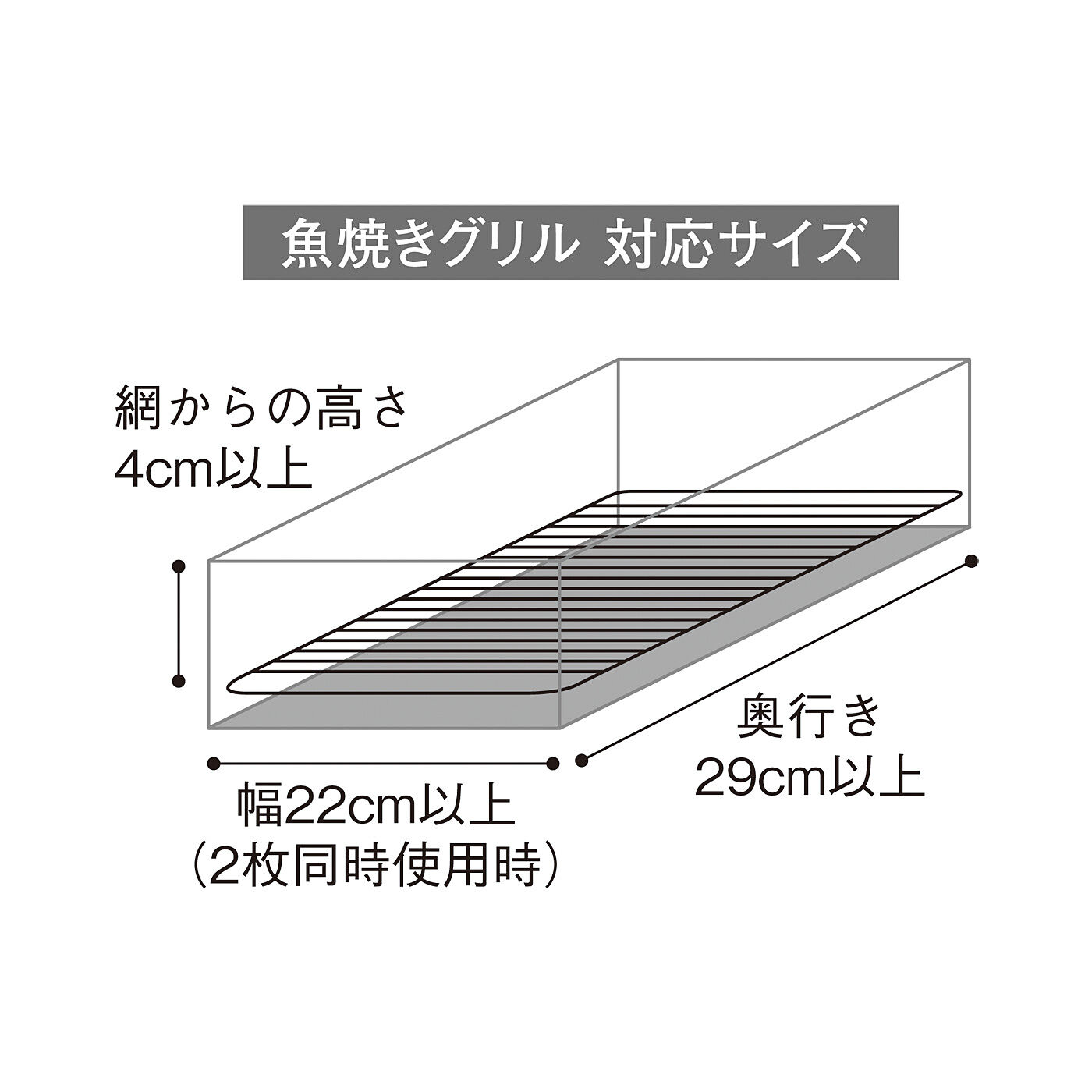 フェリシモの雑貨Kraso［クラソ］|エスキューブキッチンズ　魚焼きグリルに並べて調理　そのまま食卓でアツアツを楽しめるロンググリルプレートの会
