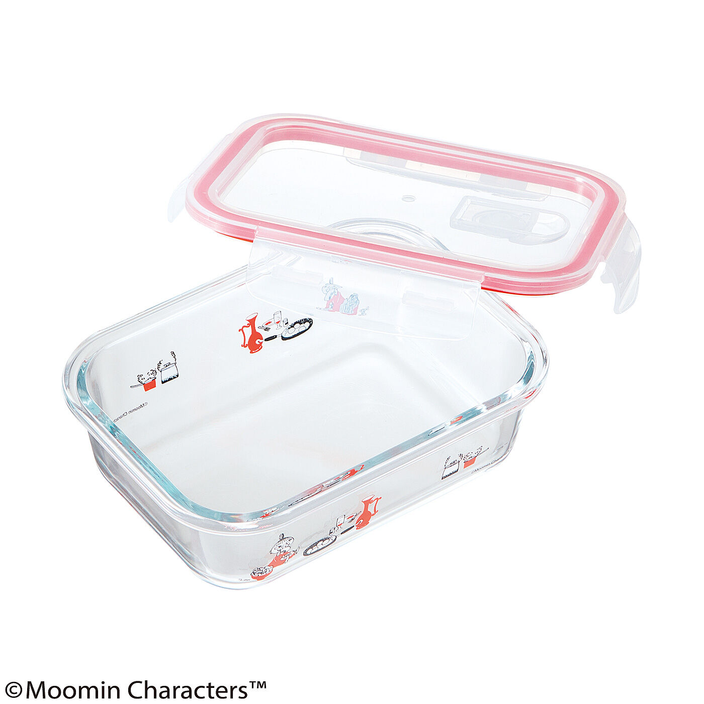 フェリシモの雑貨 Kraso|ムーミン　オーブンもレンジも冷凍も　そのまま食卓に出せるガラス製保存容器〈６５０ml〉の会