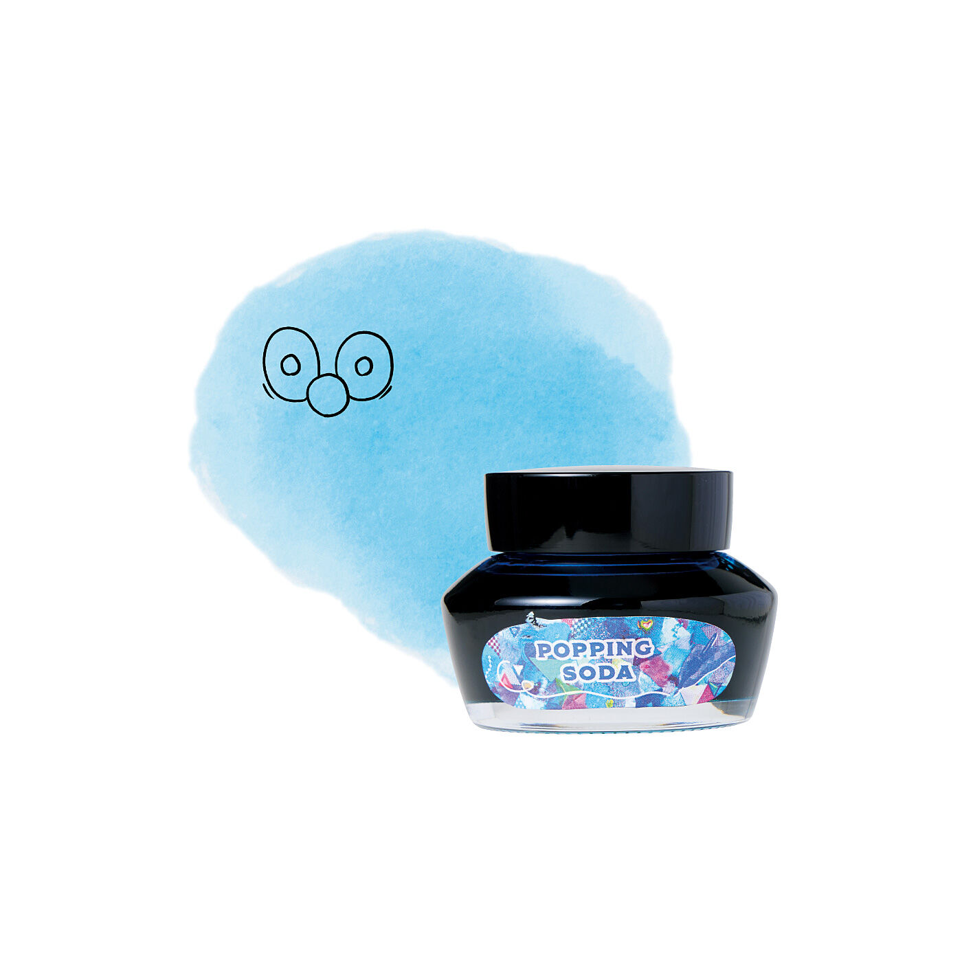 フェリシモの雑貨 Kraso|KAWAII COMPANY　１８８２年に神戸で創業の老舗文房具専門店と作る　カワイイ瞬間が溶け込んだカラフルシロップインクの会|〈POPING SODA〉青春とははかないものだ、と思うソーダ色。