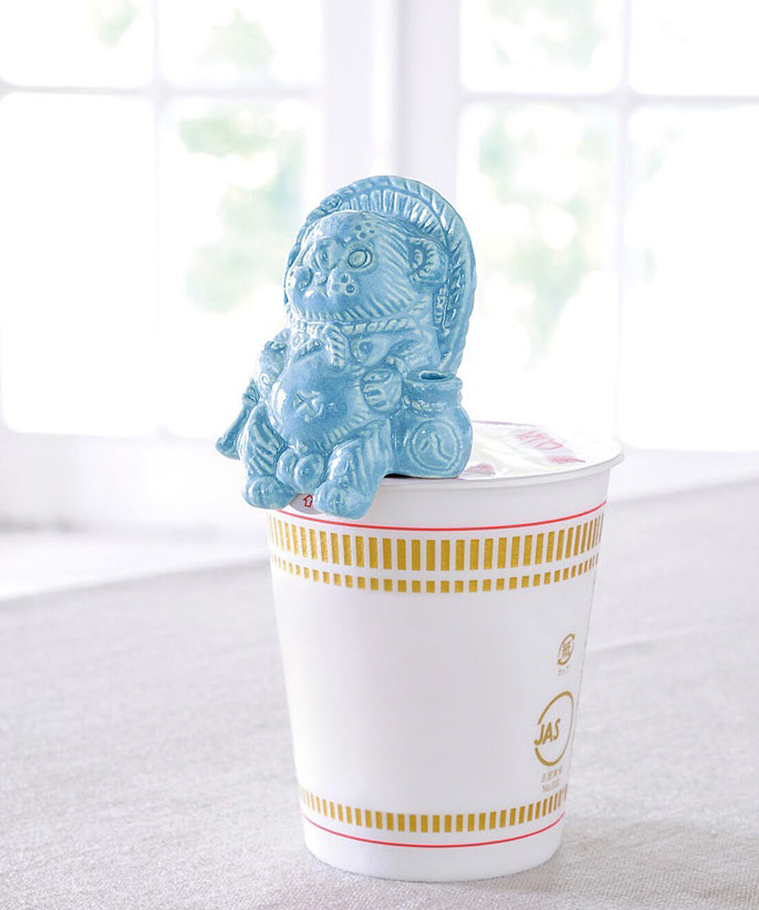 フェリシモの雑貨 Kraso|信楽焼Ｔａｎｕｔａｎｕ〈イエロー〉|※写真は別色ですがお届けは〈イエロー〉になります。