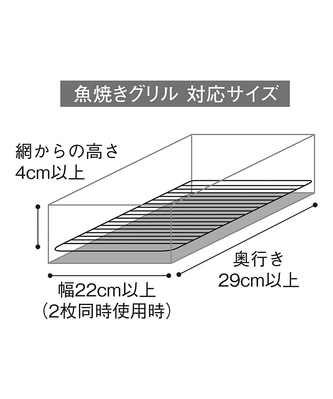 フェリシモの雑貨Kraso［クラソ］|エスキューブキッチンズ　魚焼きグリルに並べて調理　そのまま食卓でアツアツを楽しめるロンググリルプレートの会