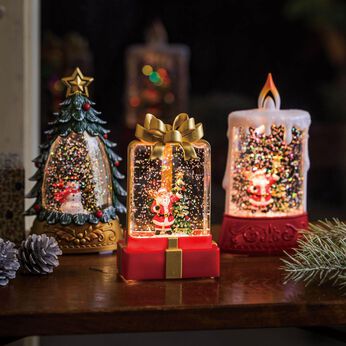 フェリシモの雑貨 Kraso | きらめくスノーグローブライトスタンド