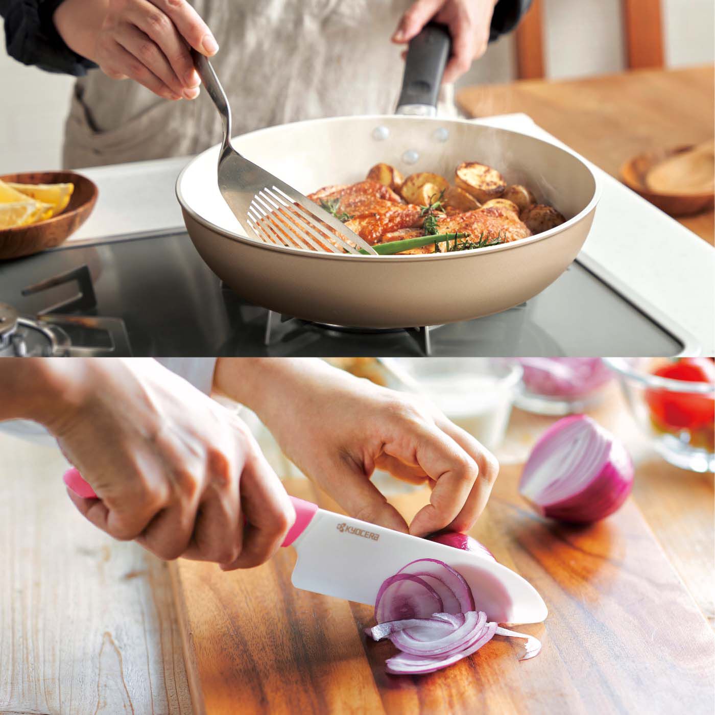 フェリシモの雑貨 Kraso|特別セレクト　〈京セラ〉キッチンベーシックセット