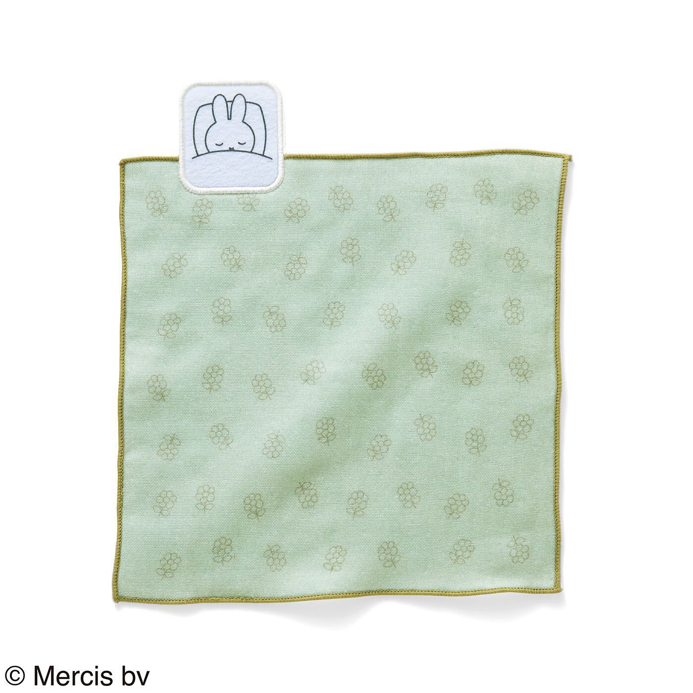 フェリシモの雑貨 Kraso|ミッフィーサークル　ワッペン付きガーゼパイルハンカチの会|〈すやすや〉