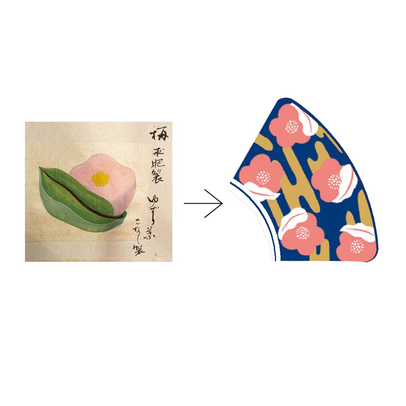 フェリシモの雑貨Kraso［クラソ］|ガラフル　京菓子文化をあじわう　菓子見本帳からうまれた豆皿の会|元になったお菓子をリデザイン。