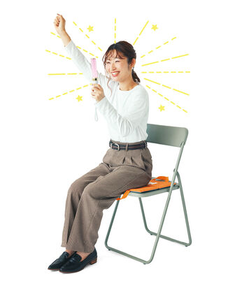 フェリシモの雑貨 Kraso | コンパクトで持ち運べる折りたたみ携帯どこでも座布団