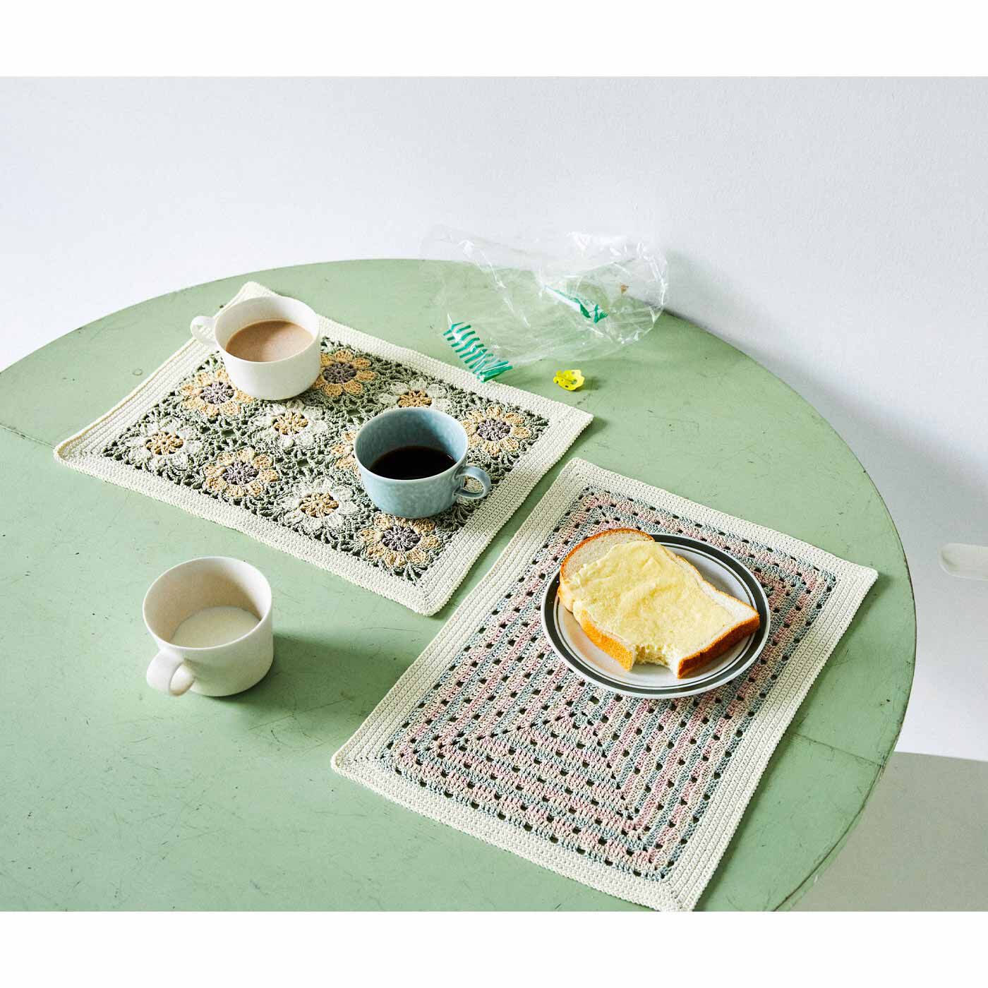 Couturier[クチュリエ]|オーガニックコットンの植物染め かぎ針編みマルチクロスの会