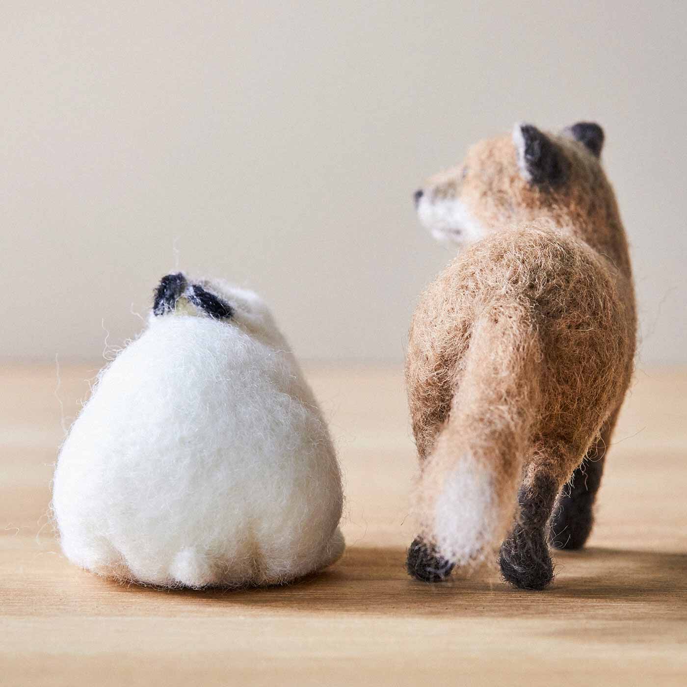 Couturier[クチュリエ]|【タイプが選べる】羊毛フェルトで作る 愛らしく健気な 北の小さなもふもふ動物|ぐるっと360度、おしりまでかわいい！ 色や模様、筋肉など細部へのこだわりがすごい。