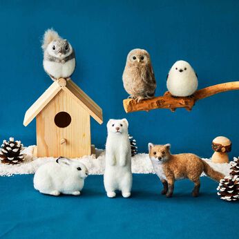 Couturier[クチュリエ] | 【いっしょ買いなら￥1,540】羊毛フェルトで作る北の小さなもふもふ動物