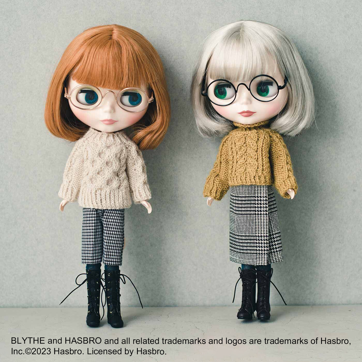 Couturier[クチュリエ]|色違いで編める 本物みたいな ドール用アラン模様のセーターキットの会
