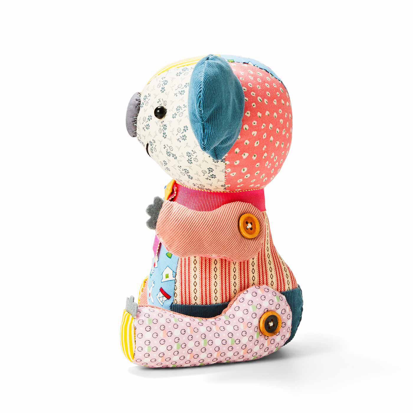 Couturier[クチュリエ]|ハッピートイズ いつもほがらか ごきげんコアラちゃん パッチワークぬいぐるみ型紙セット