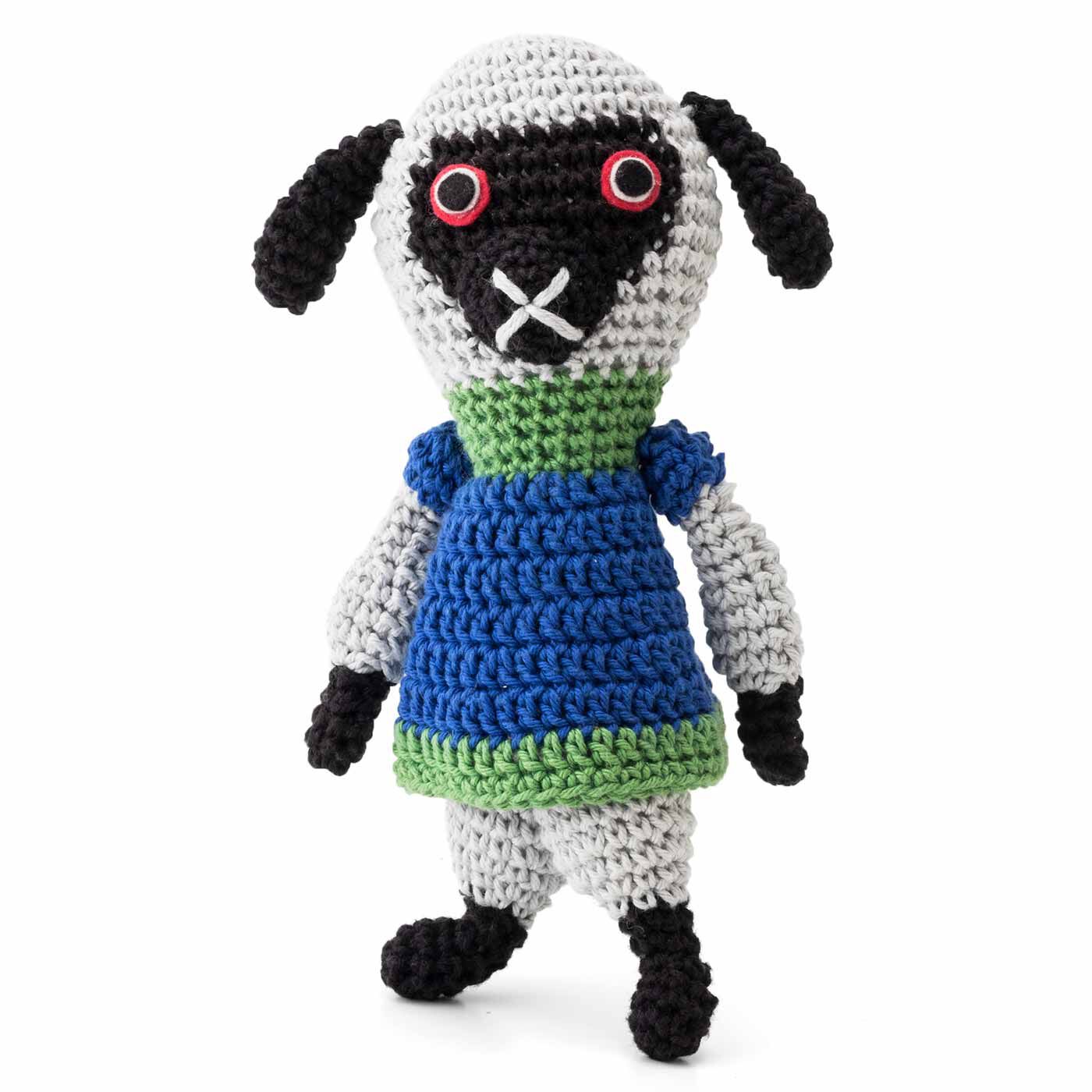 Couturier|【タイプが選べる】フランス生まれのヴィラージュ仲間 ChibiRuさんのかぎ針編みぐるみ|ひつじのモコ いつでもどこでも夢を見ている。まるでほかの星からきたみたいに。