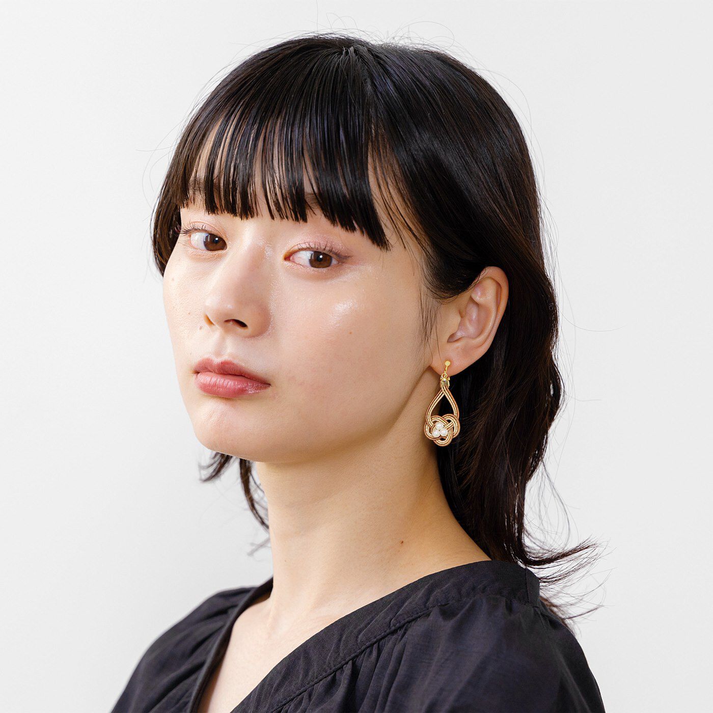 CCP|C.C.P　水引をていねいに結んだ　耳もとでゆらめく　あわじ結びのイヤアクセの会