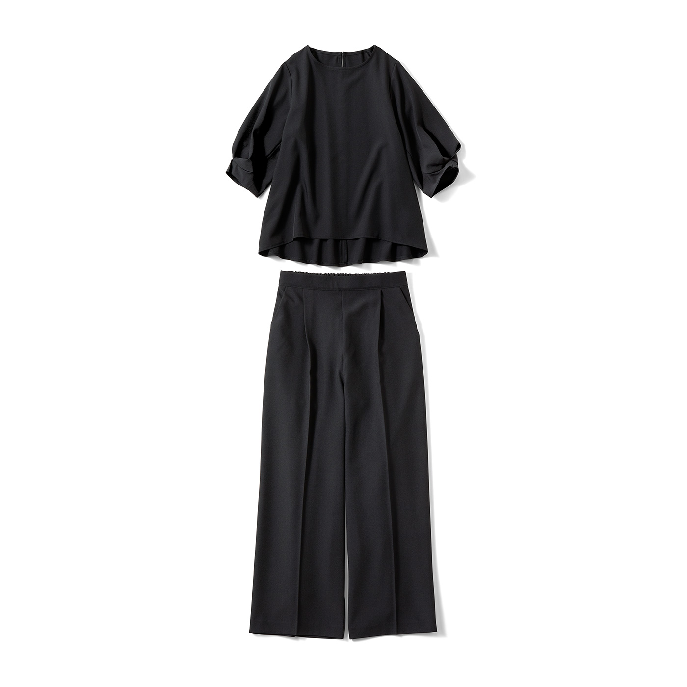 IEDIT［イディット］|着映えセットアップ〈ブラック〉ＩＥ