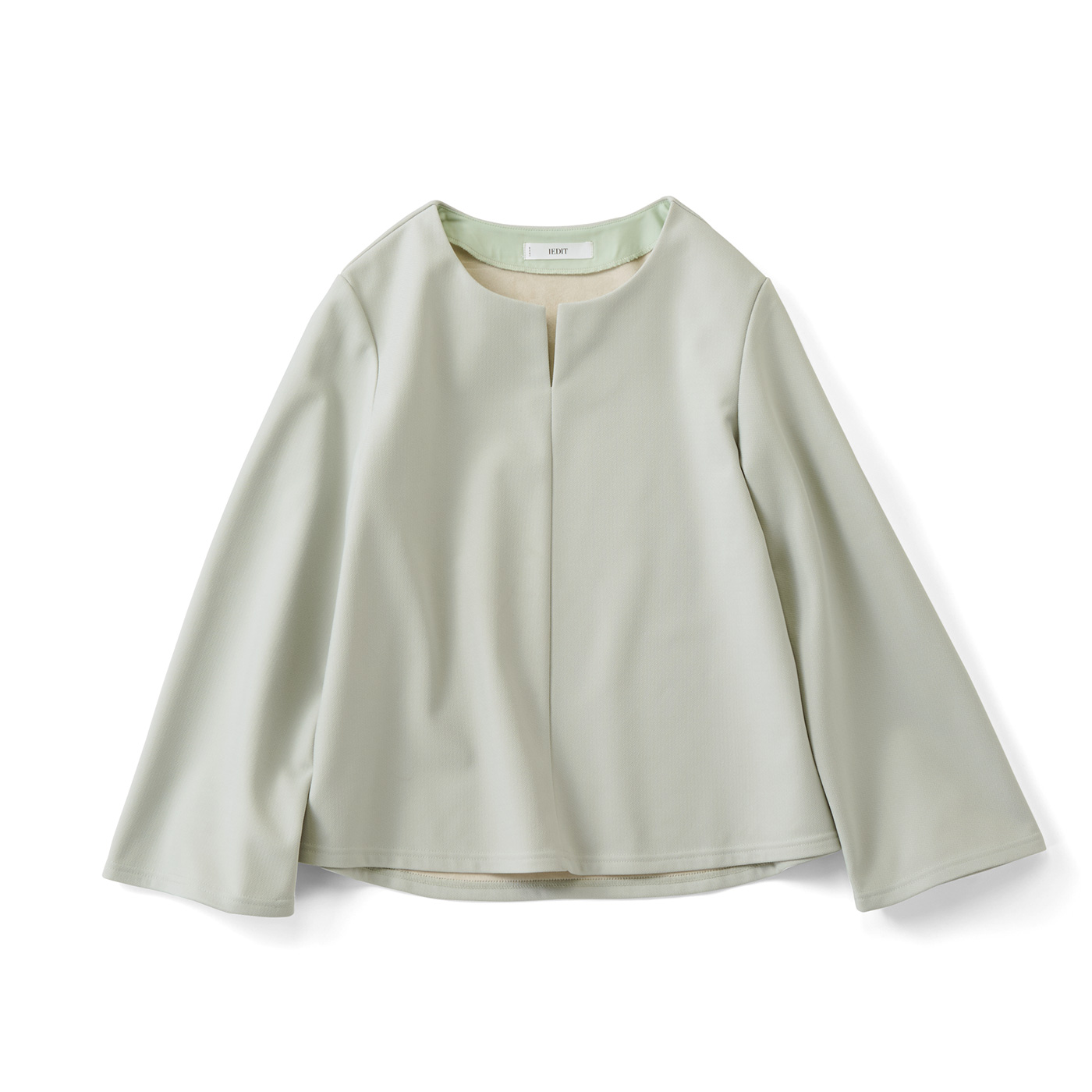 IEDIT|ほっと適温トップス〈グリーン〉ＩＥ