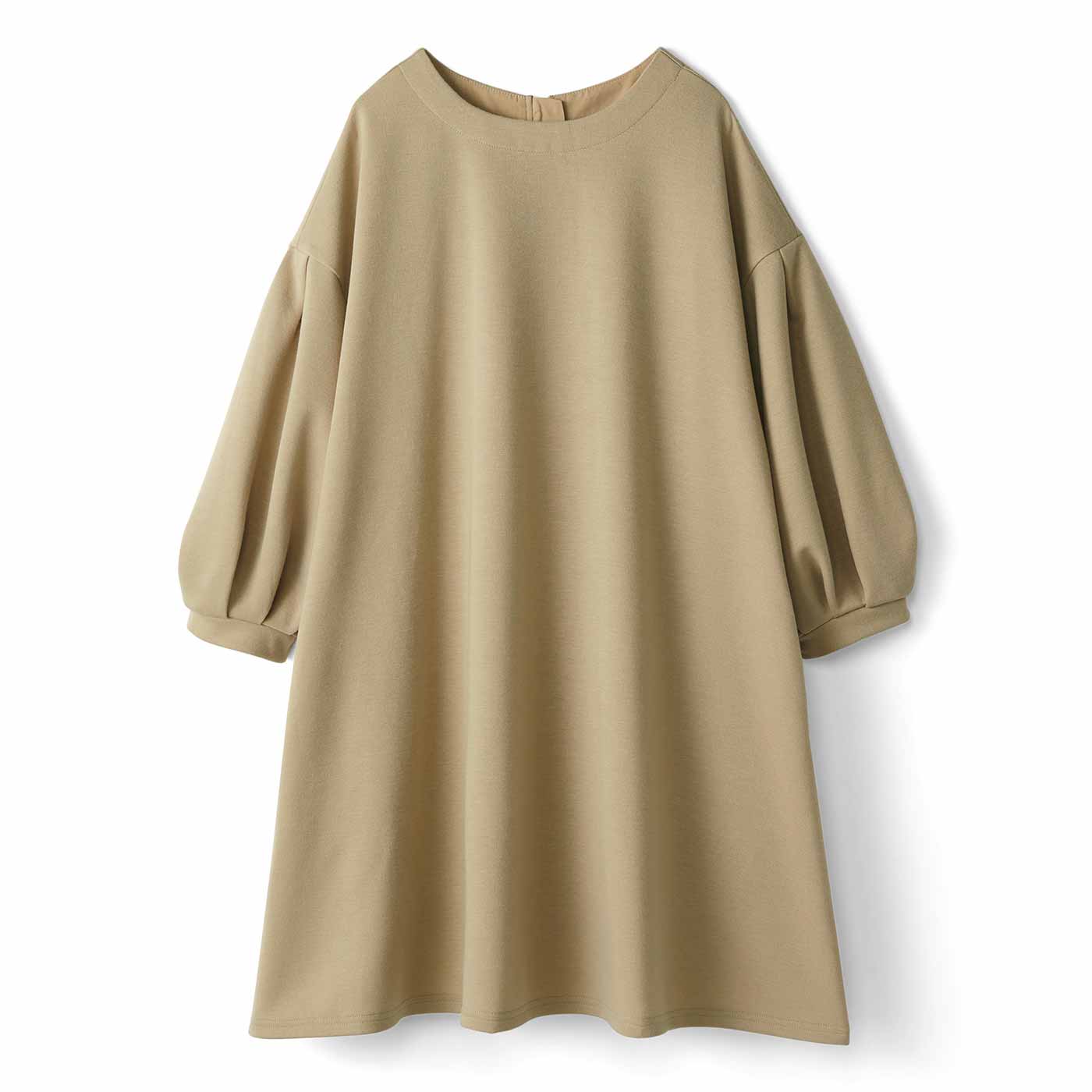 IEDIT|ぽわん袖ゆるチュニック〈こなれベージュ〉ＩＥ