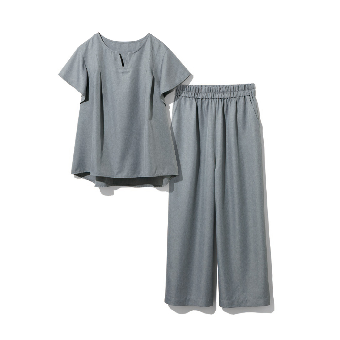 IEDIT|落ち感セットアップ〈グレー〉ＩＥ