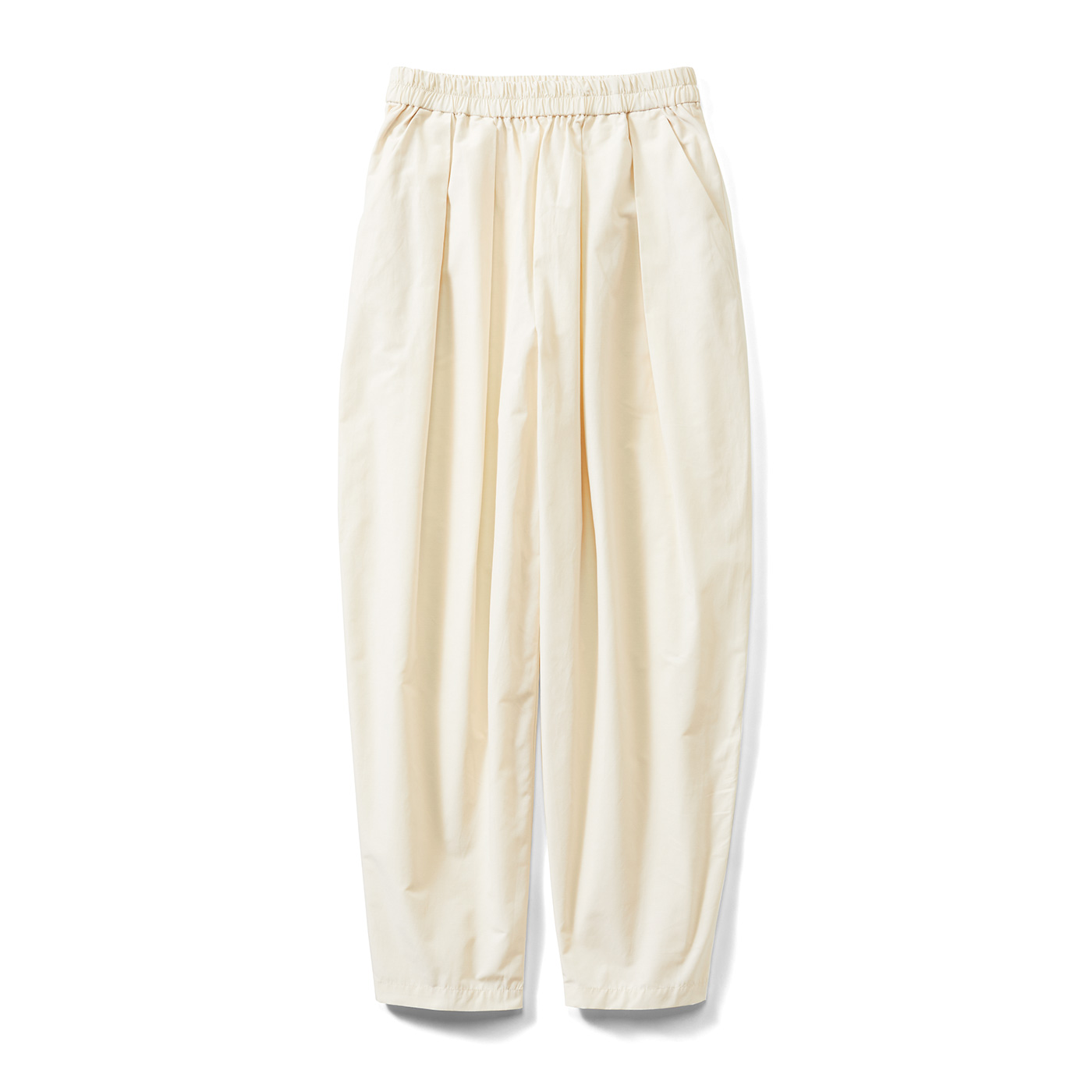 IEDIT|タックボリュームパンツ〈アイボリー〉ＩＥ