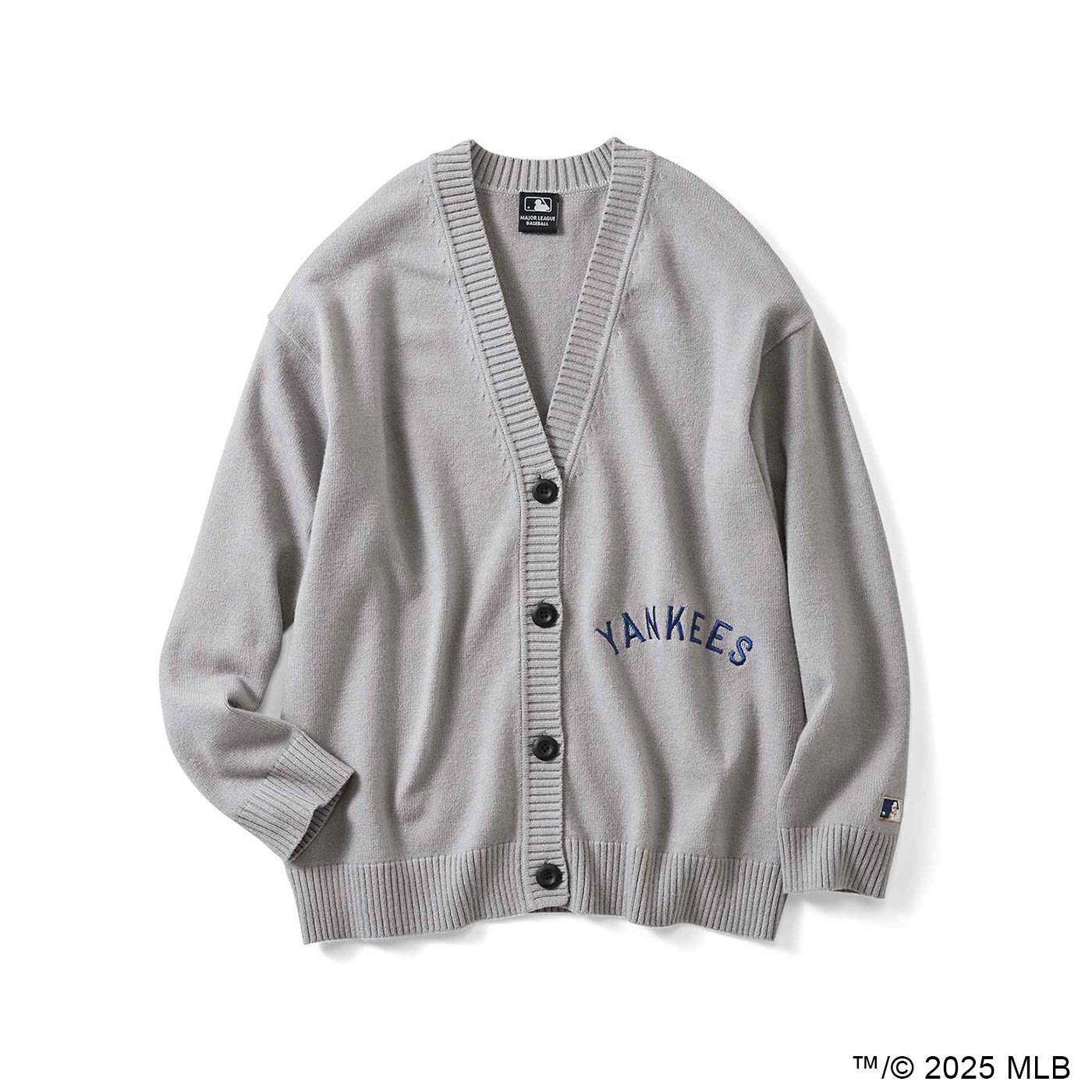 IEDIT|ＭＬＢニットカーディガン〈ライトグレー〉ＩＥ