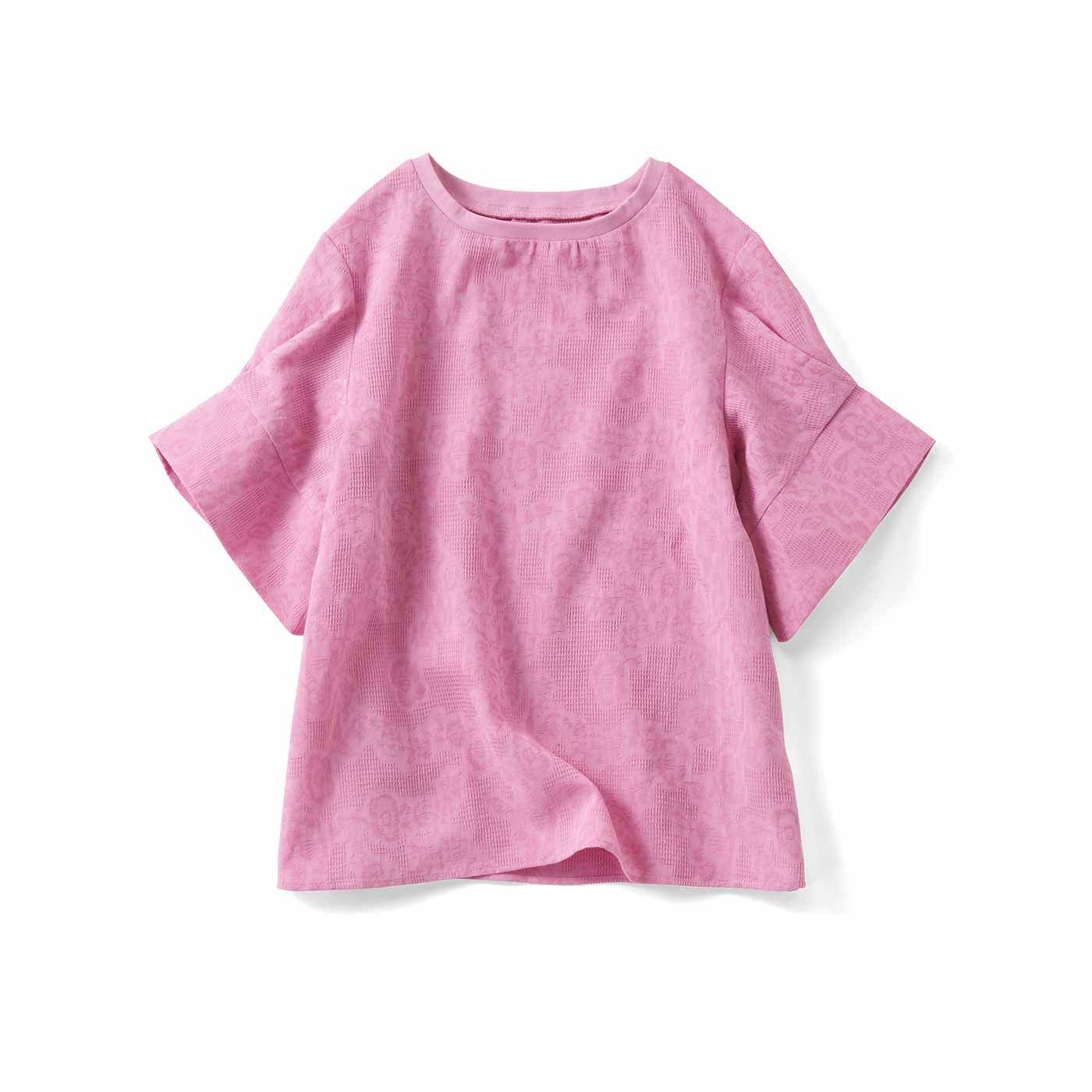 IEDIT|ＩＥふんわり袖ブラウス〈ピンク〉