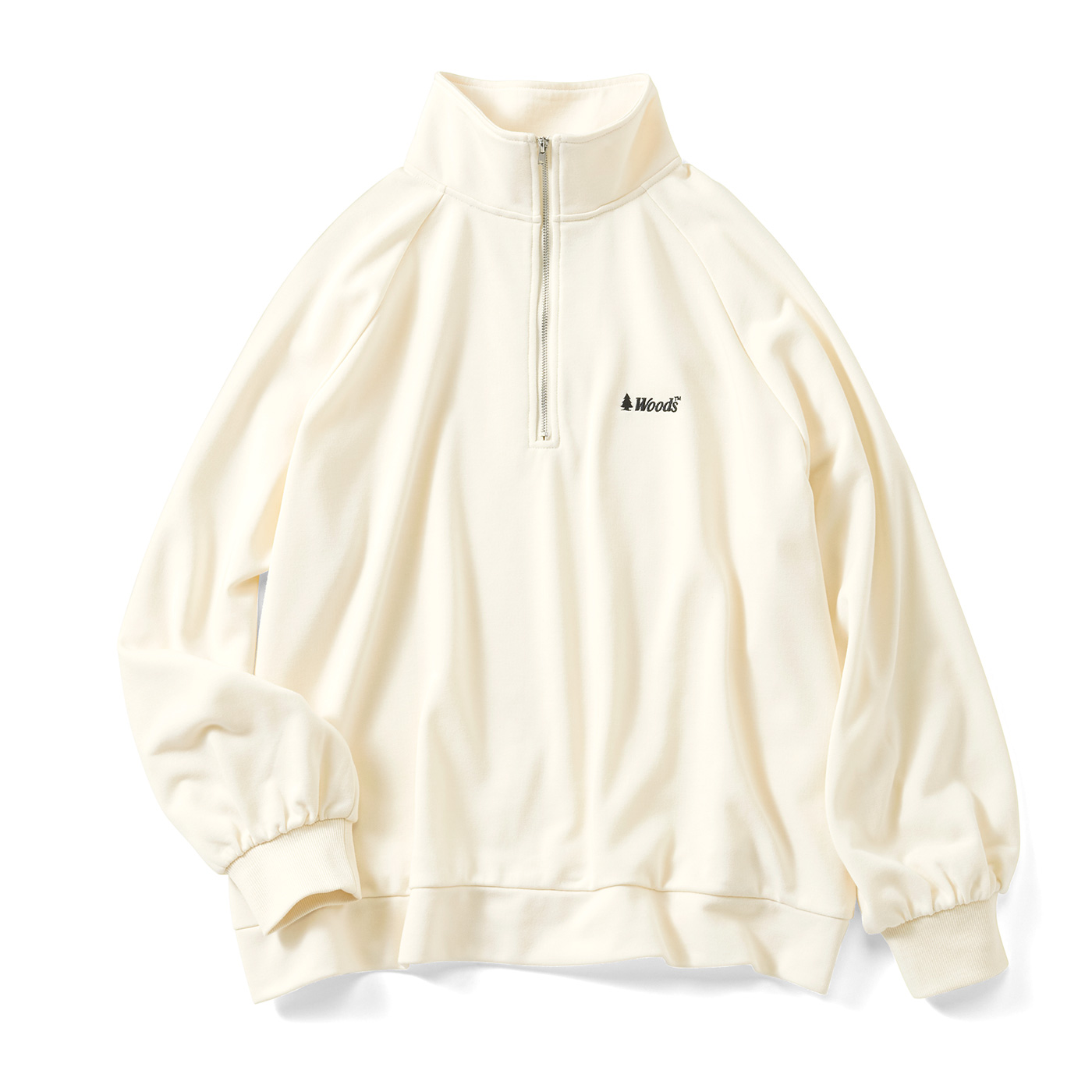 IEDIT|ＷＯＯＤＳハーフジップＰＯ〈アイボリー〉ＩＥ