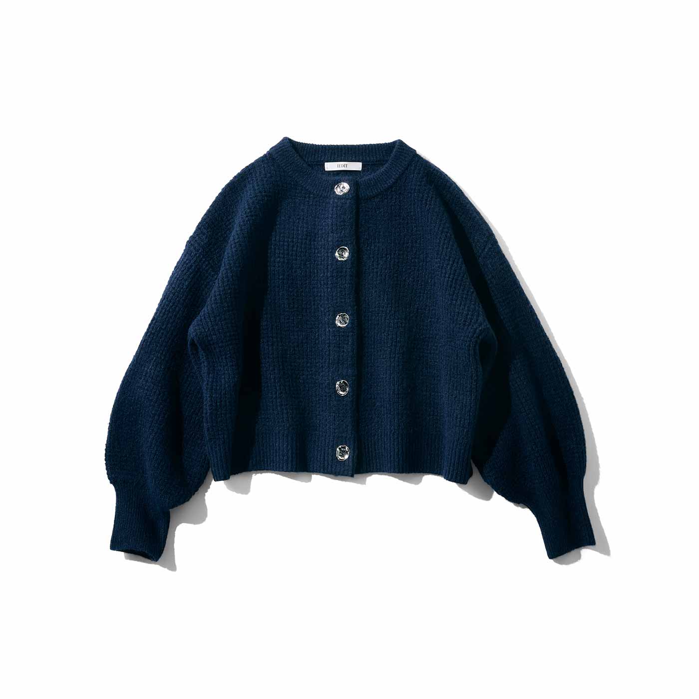 IEDIT|メタルボタンカーディガン〈ネイビー〉ＩＥ