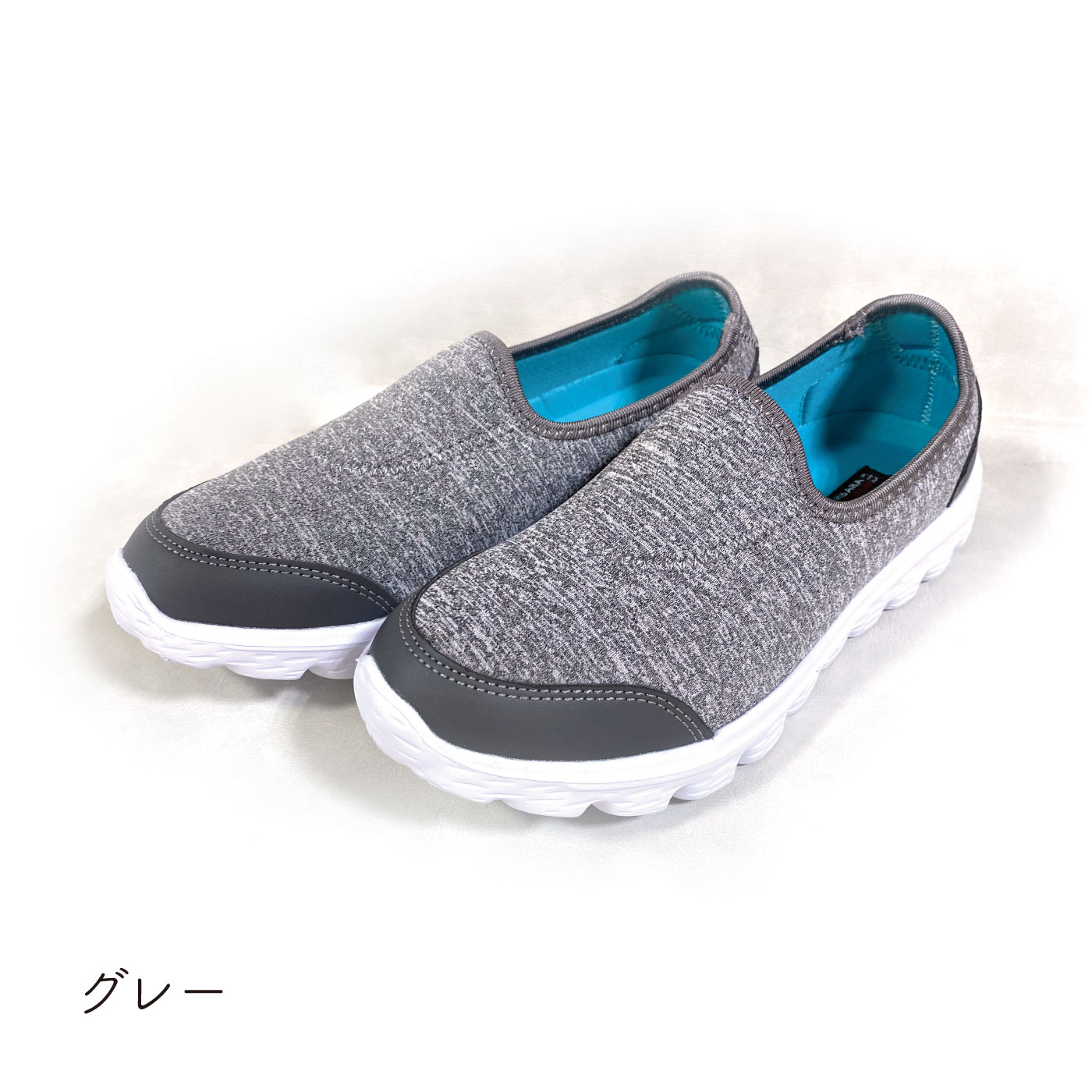 FELISSIMO PARTNERS|さっと履けるスリッポン〈グレー〉