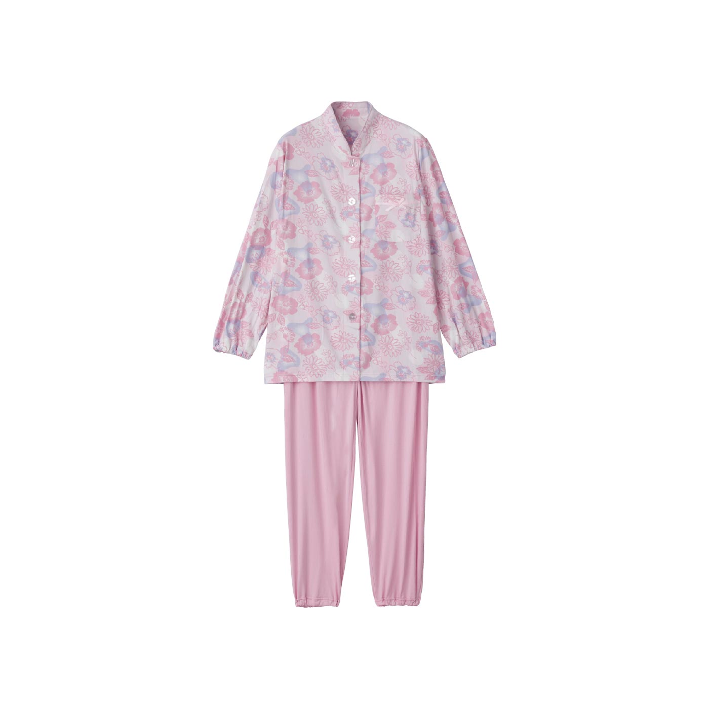 FELISSIMO PARTNERS|大きめボタンのびのびストレッチパジャマＰＫ