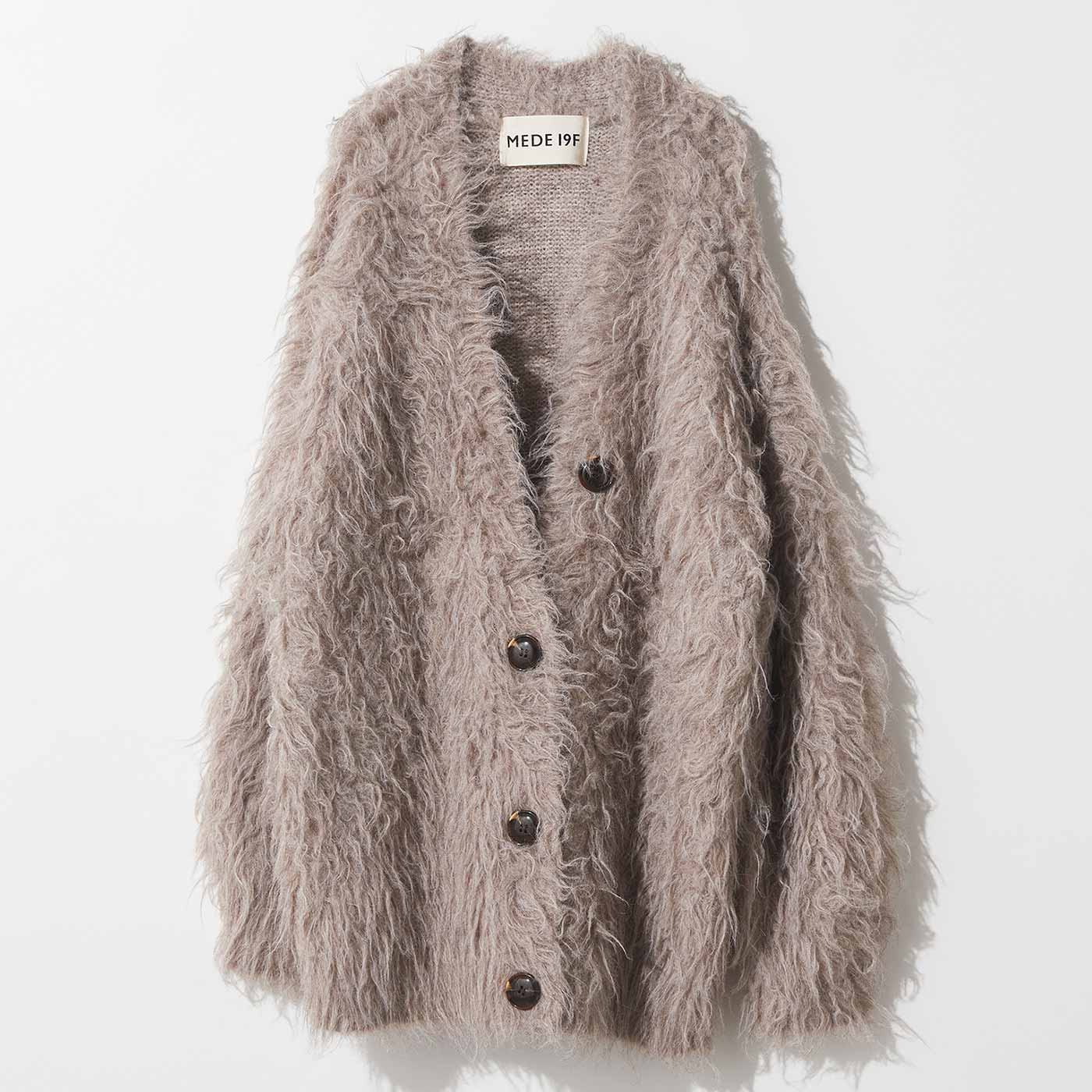 MEDE19F|ドギーヘアーカーディガン〈ＧＢ〉ＭＤ１９