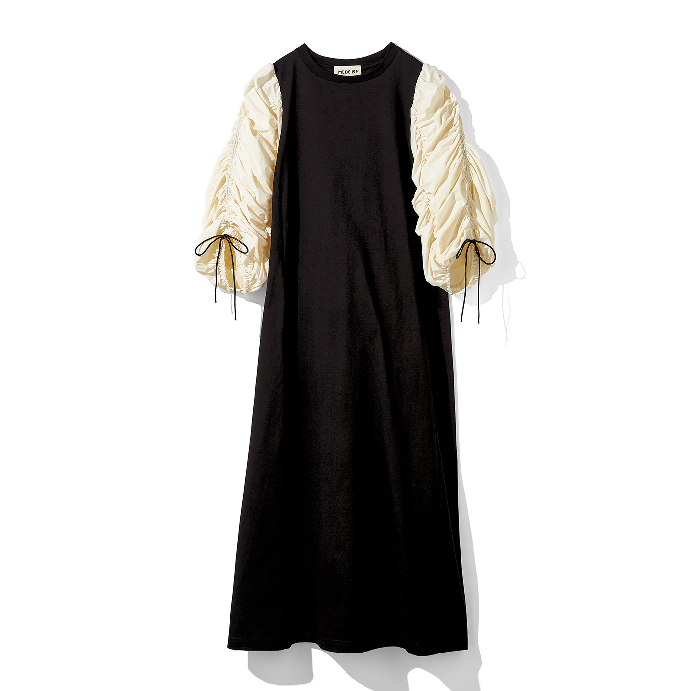 MEDE19F|MEDE19F 異素材スリーブワンピース