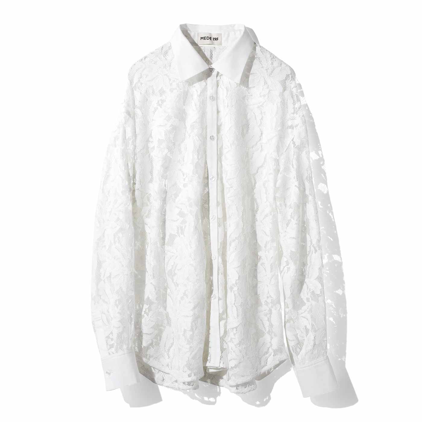 MEDE19F [メデ・ジュウキュウ]|レースドレスシャツ