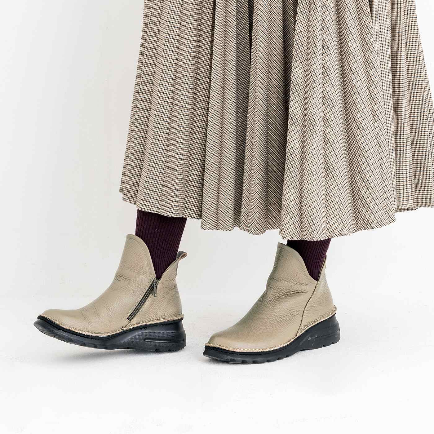 L'AMIPLUS|Ｌ＋Ａ．Ｓ．Ｗ本革ショートブーツＧＢ