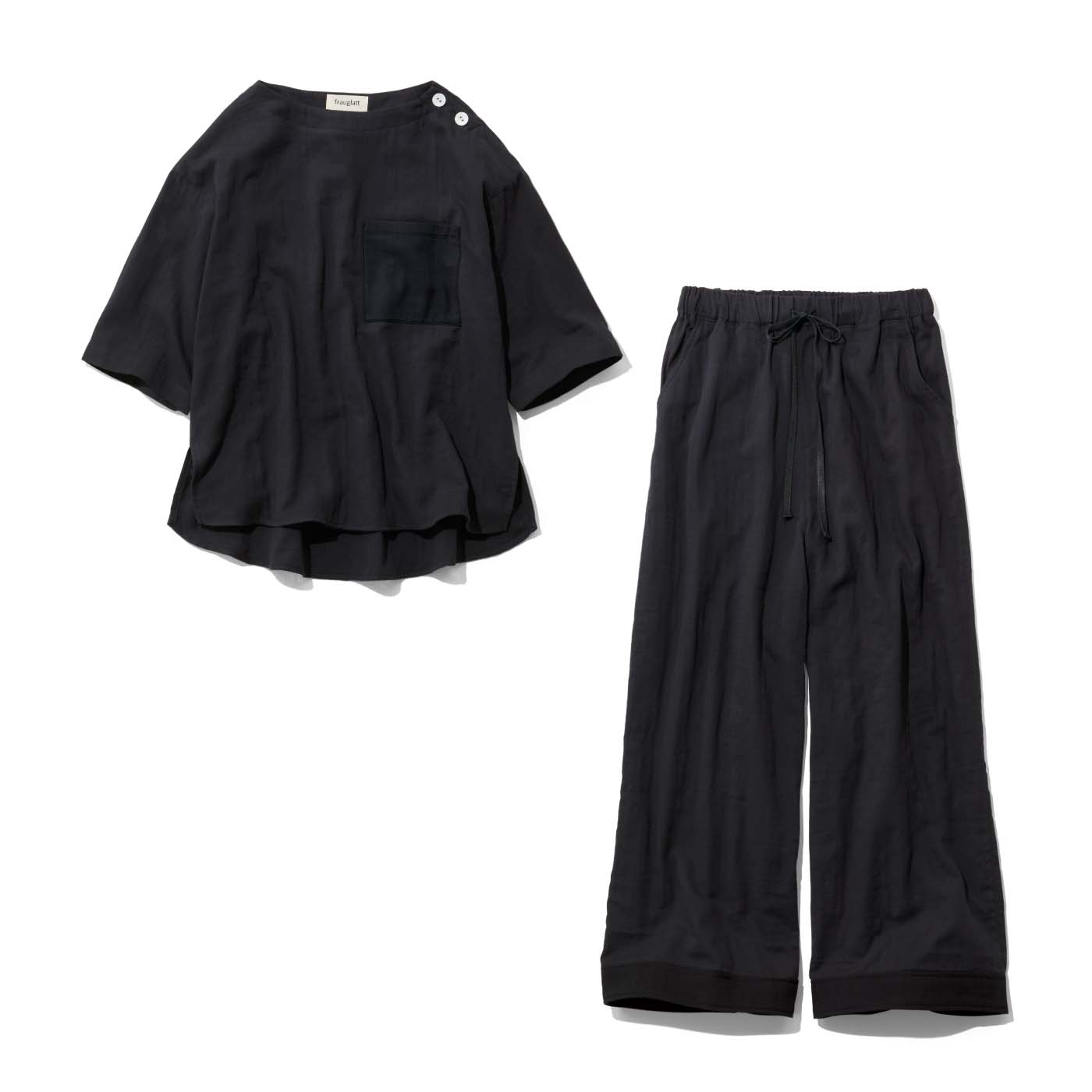 frauglatt［フラウグラット］|大人の女史会×frauglattセットアップ〈ブラック〉