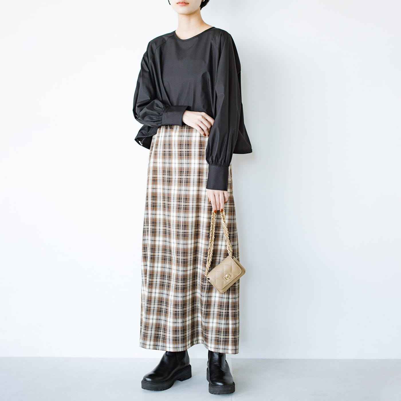 haco!［ハコ］|ｈ　総柄キャミワンピ＆すそ絞りトップスセット