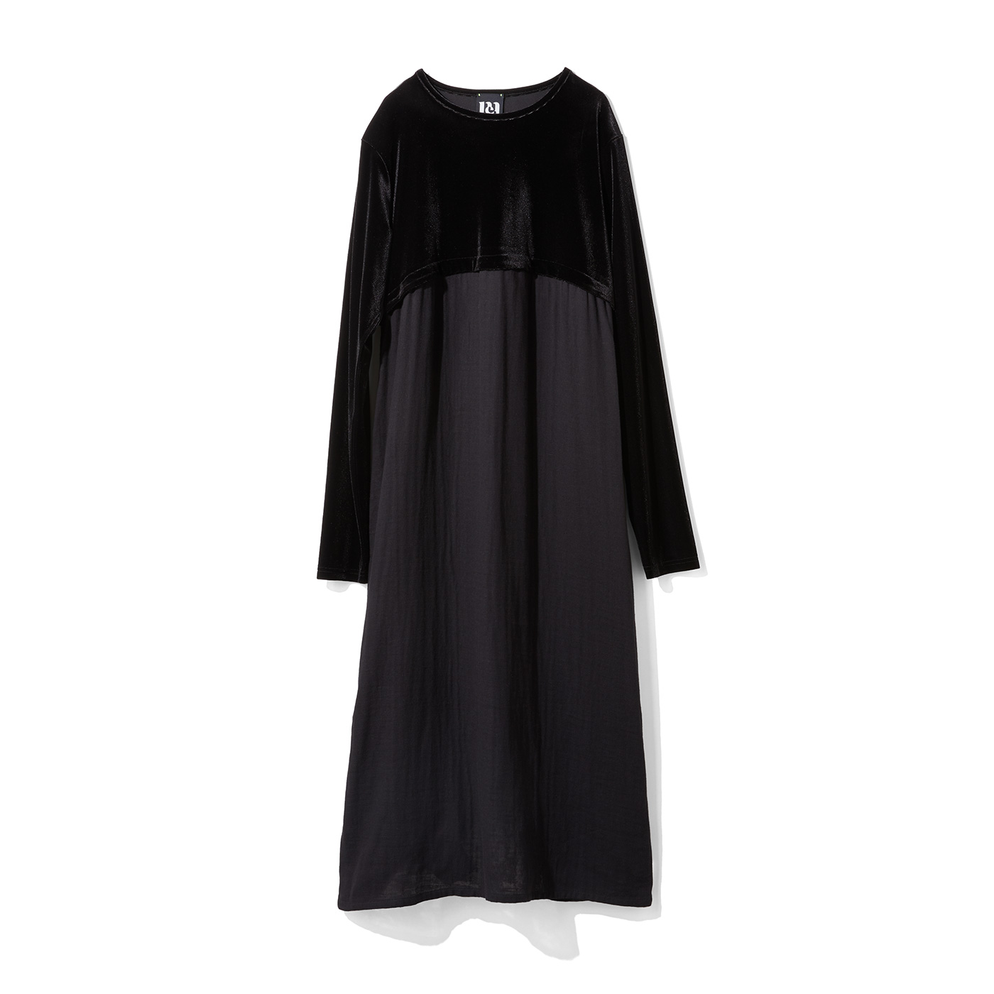 mensha!|ベロアとガーゼのドレスアップワンピース