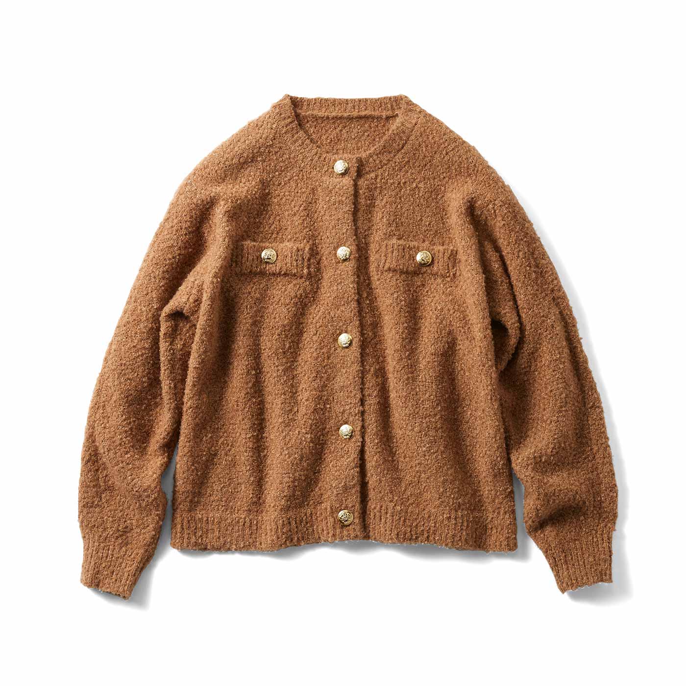 Live in  comfort|上品　洗えるニットアウター〈ＢＥ〉リブイン